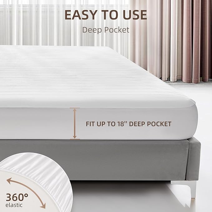 Heated Mattress Pad Twin Size Electric Mattress Bed Warmer 9 Heat Settings, 1-12 Hours Auto Off, Memory Function Deep Pocket, Fast Heating, Machine Washable Twin 39"x 75"