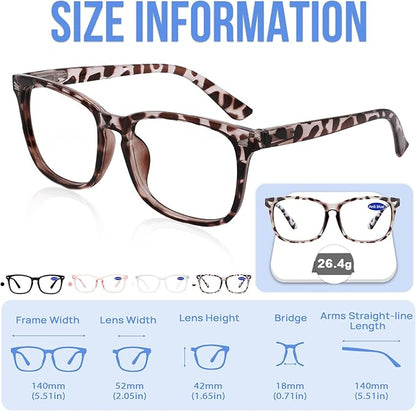 4 PACKS Blue Light Blocking Reading Glasses Women 1.0 1.25 1.5 1.75 2.0 2.25 2.5 2.75 3.0 3.5 4.0 5.0 6.0