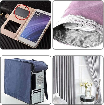 Radiation Protection EMF Signal Shielding Material Electromagnetic Protection Window Fabric Shielding Fabric, Radiation-Proof Clothing, Radiation Made Protective Blanket (Size : 150 x 500cm)