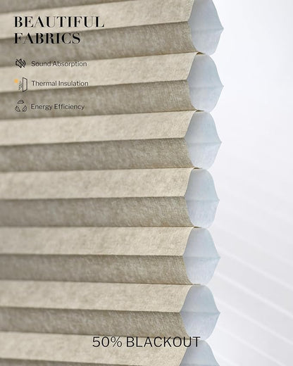 Graywind Smart Angled Blinds Compatible with Alexa Google Motorized Right Trapezoid Shades Solar Powered Customized for Odd-Shaped Window (Dimout Melange Coffee)