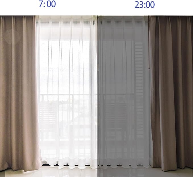 Automatic Curtain Opener, Smart Curtain Motor with Voice Remote Control, 25dB Silent Electric Curtain Robot Single Opening for Roman Rod Tracks