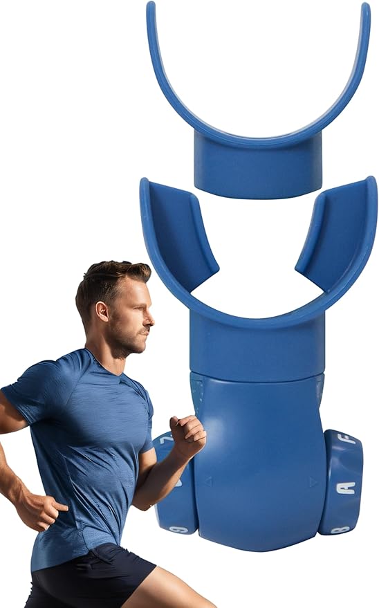 Breathing Exercise Device,Breathers Trainers Exerciser with Adjustable Inspiratory/Expiratory Vibration Fitness for Wellness