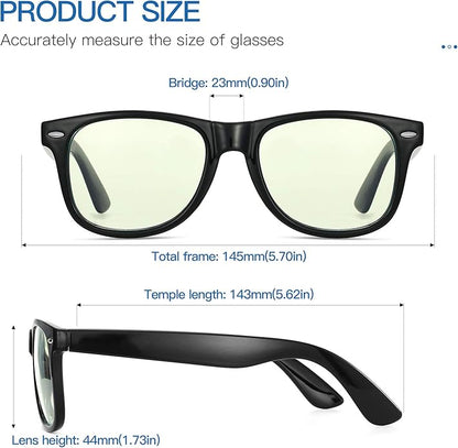 Gysnail Blue Light Blocking Computer Glasses Men/Women, Eye Fatigue Relieve & Better Sleep, Blue Blocker Gaming Glasses