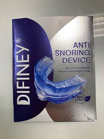 Anti Snoring Device: FDA-Cleared Snoring Solution – Adjustable Snore Stopper Mouth Guard for Men & Women – Anti Snoring Mouthpiece to Improve Sleep – Reusable Night Use