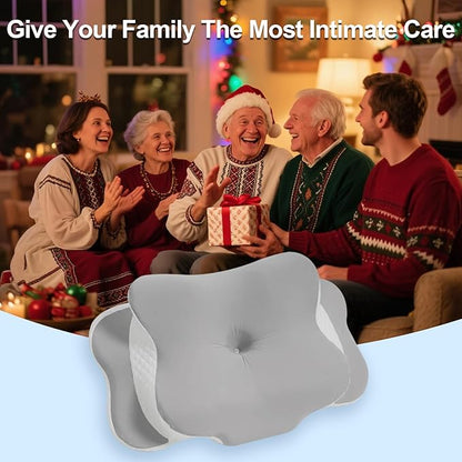 Contour Memory Foam Pillow - Neck and Shoulder Cervical Support Pillow - Ergonomic Neck Support Pillow Pain Relief Soft for Side Sleep Stomach Sleeping and Back Sleeper