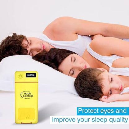 Lockbox for Phone - Timed Lock Box for Cellphone for Self-Discipline, Portable Smartphone Time Lock Box, Jail Phone Box for Family Time, Locking Container to Reduce Screen Time (Yellow)