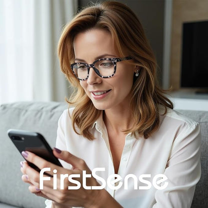 Reading Glasses for Men Women Blue Light Blocking with Spring Hinge, Blocking Readers Anti UV Ray Filter Eyeglasses, Square Computer Reader Glasses, Black and White Tortoiseshell, +1.0