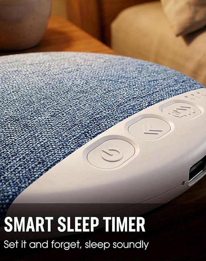 Sleep Pillow Speaker, Bluetooth Under Pillow Speaker for Sleeping, Bone Conduction Ultra-Flat Sleep Headphones with Soothing White Noise & Hi-Fi Sound, Automatic Shut-Off Time for Side Sleepers(2pcs)