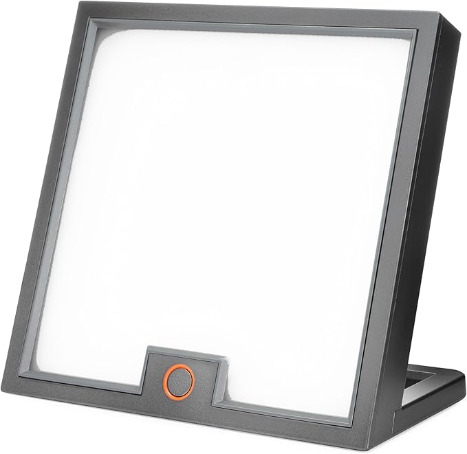 Circadian Optics Lumine Bright Light Therapy Desk Lamp | As Seen On Shark Tank | Ultra Powerful 10,000 LUX Brightness | 5500K Color Mimics Noon Day Sun | Improve Your Mood, Sleep, Energy & Focus