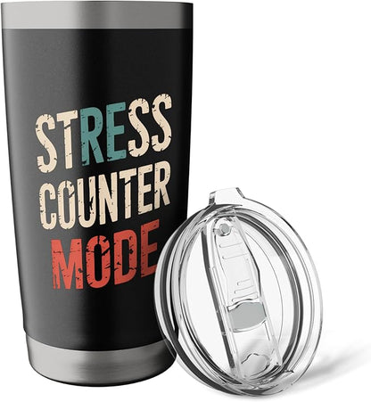 Relaxation Breathing Vagus Nerve Stimulation Stress Relief Stainless Steel Insulated Tumbler