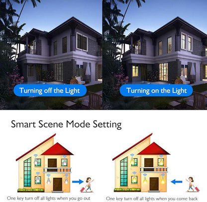 WiFi Switch, eMylo Smart Wireless Relay Module 2.4Ghz Wi-Fi Light Switch Basic Smart Remote Control Module Home Automation Timers Compatible with Alexa Echo Google Home 2 Pack