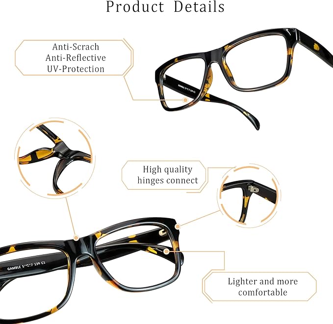 LifeArt Blue Light Blocking Glasses Anti Eyestrain Computer Reading Glasses Gaming GlassesTV Glasses Women and Men Anti Glare