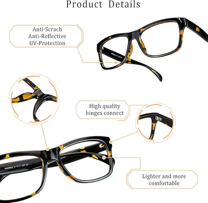 LifeArt Blue Light Blocking Glasses Anti Eyestrain Computer Reading Glasses Gaming GlassesTV Glasses Women and Men Anti Glare