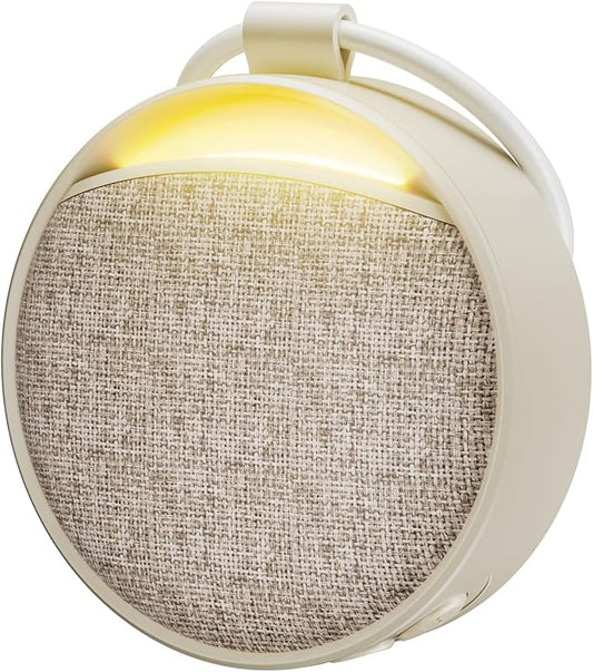 Hotmoon Portable White Noise Sound Machine Omini SE | 12 Soothing Sounds | 8 Night Light Colors | 4 Timers | Rechargeable Battery | Memory Function | for Home, Travel, Nursery Gift for New Mom & Baby