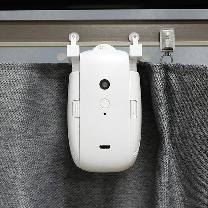 Diydeg Automatic Curtain Opener, Remote Control Smart Curtain with App, Quiet Electronic Curtain Opener for U Track I Track, Bedrooms, Living Rooms, Offices