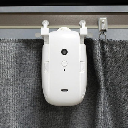 Diydeg Automatic Curtain Opener, Remote Control Smart Curtain with App, Quiet Electronic Curtain Opener for U Track I Track, Bedrooms, Living Rooms, Offices