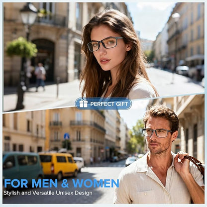 G5 Blue Light Blocking Glasses for Women & Men, Eye Strain Protection Bluelight Blockers for Reading Computer Gaming