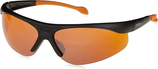 NoBlue Blue Light Blocking Safety Sunglasses for Sleep, Gaming & Screens – Amber Lenses Block 99.9% Blue & UV, ANSI Z87.1 Certified, Relieve Eye Strain & Support Deeper Sleep