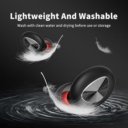 Earplugs Sleep Earbuds Snoring Solution Ear Plugs for Sleeping Noise Cancelling Reduction Concert Tapones para Dormir Sin Ruido Reusable Motorcycle Custom Molded Headphones for Side Sleepers