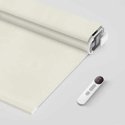 Bringnox No Drill Motorized Blinds with Remote,Blackout Windows,with Apple Homekit,Alexa,Google, with App,Voice Control Custom Size