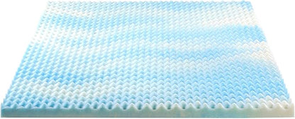 ZINUS 2 Inch Swirl Gel Cooling Memory Foam Mattress Topper, Smaller, More Convenient WonderBox Packaging, Cooling, Airflow Design, CertiPUR-US Certified, Twin