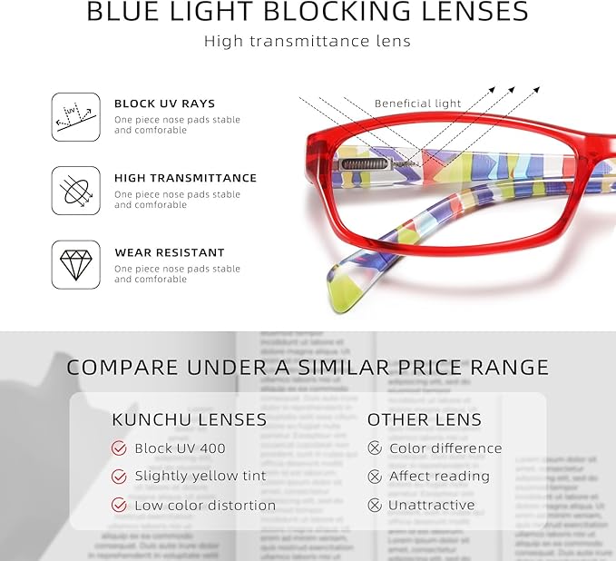 Reading Glasses for Women Men - 5 Pack Blue Light Blocking Spring Hinge Computer Readers Anti Glare UV Eyeglasses