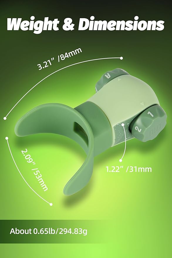Respiratory Muscle Trainer,Breathers Trainers Exerciser Fitness for Wellness (Green)