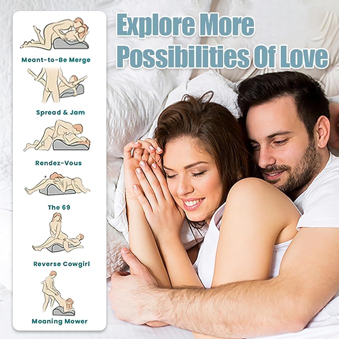 Multifunctional Pillow, Featuring Breathable Memory Foam Waist Support, Large Size with high Resilience, Provides Comprehensive Support，for All Postures (Grey)