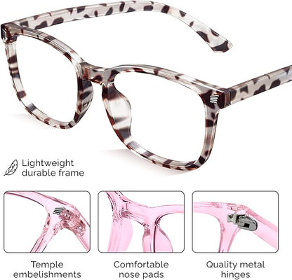 livho High Tech Blue Light Glasses - Advanced Blue Light Blocking Computer Glasses - Screen Fatigue & UV Protection
