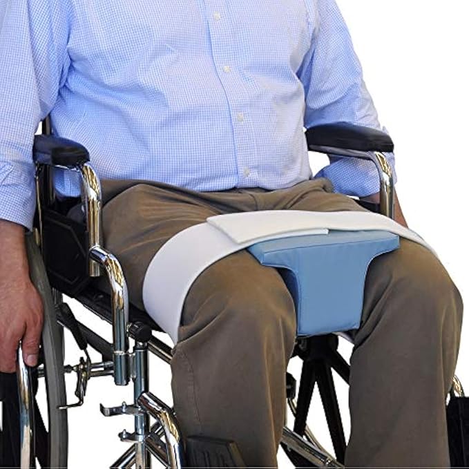 NYOrtho Abduction Wedge Knee Separator for Hip Surgery Recovery – 4" Orthopedic Pillow for Leg Support, Contracture Prevention & Post Surgery Use – Wheelchair or Bed – Wipeable, Fluid-Resistant