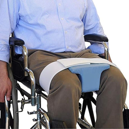 NYOrtho Abduction Wedge Knee Separator for Hip Surgery Recovery – 4" Orthopedic Pillow for Leg Support, Contracture Prevention & Post Surgery Use – Wheelchair or Bed – Wipeable, Fluid-Resistant