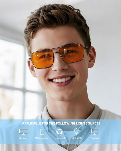 ANYLUV Blue Light Glasses Men/Women, Blue Light Blocking Glasses, Computer Screen Blocker Eyes Protection Glasses