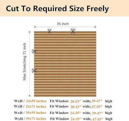 Window Blinds Cordless No Drill Cut to Size Clip On Stick On Self Adhesive Temporary Blinds Pleated Paper Blinds for Windows Doors Shades for Home Nursery Bedroom Kitchen Bathroom