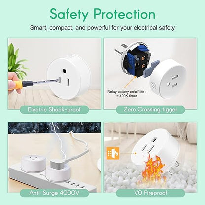Remote Control Outlets, Nineleaf Remote Control Outlet Plug with Countdown Timer, 15A/1500W,500 Ft Range,Wireless Remote Control Outlet Plug Light Switches,for Household Appliances(1 Remote+2 Plugs)