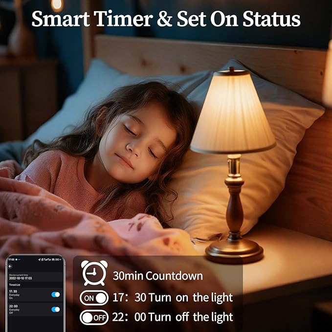 Meliya LED Smart Light Bulbs, Color Changing Dimmable & Timing Smart WiFi and Bluetooth Bulb, Compatible with Alexa and Google Assistant, RGBWW A19, 9W 800 Lumens, Music Sync, Voice Control (1 Pack)