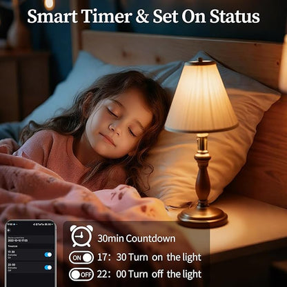 Meliya LED Smart Light Bulbs, Color Changing Dimmable & Timing Smart WiFi and Bluetooth Bulb, Compatible with Alexa and Google Assistant, RGBWW A19, 9W 800 Lumens, Music Sync, Voice Control (1 Pack)