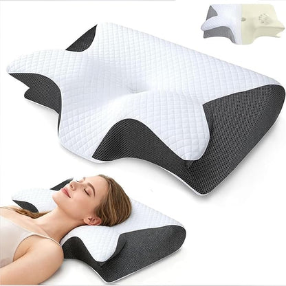 Technology Sleep Apnea Pillow, 2025 New Upgrade Cervical Pillow for Sleep Apnea (Black)