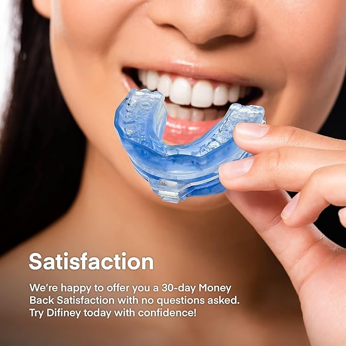 Anti Snoring Device: FDA-Cleared Anti Snoring Mouthpiece Mouth Guard - Effective Anti Snore Solution for Men and Women to Reclaim Peaceful Sleep (Blue)