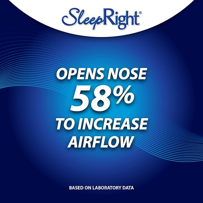 SleepRight Intra-Nasal Breathe Aids Breathing Aids for Sleep Nasal Dilator - 2 Pack (4 Pieces)