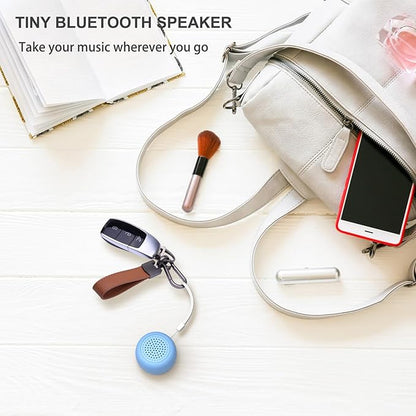 Travel Bluetooth Speaker, Tiny Small Speakers Bluetooth Wireless Pillow Perfect for Travel Outdoor Sound (Blue)