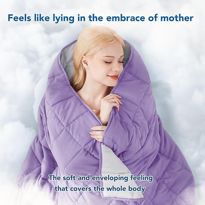 Topcee Weighted Blanket (20lbs 80"x87" King Size) Soft Cooling Heavy Blanket Sleeping, Apply to 190-210 lbs Body, Thick Breathable Blanket with Glass Bead, Easy Care