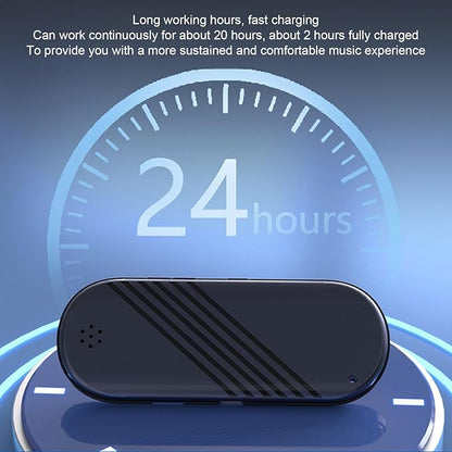 Dpofirs Pillow Speaker Bluetooth Sleep Headphones for Man and Women, Mini Deep Bass Stereo Conduction Pillow Speaker for Home Travel Sunbathing Camping Solutions for Insomnia