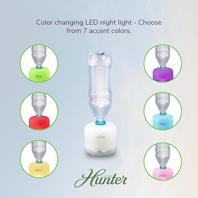 Hunter XJ-520 Aromatic LED Personal Ultrasonic Humidifier