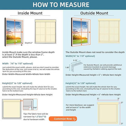 SmartWings Motorized Roller Blinds Work with Matter Homekit Z-Wave Thread Alexa Google, 100% Blackout Smart Window Shades for Bedroom, Cordless Remote Control Customized 16"-110" W, Eclipse Denim