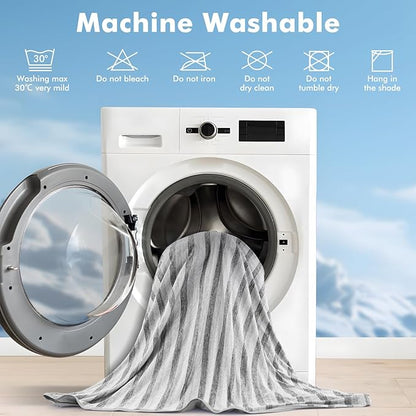 Marchpower Cooling Blanket for Hot Sleepers Queen Size, Double Sided Arc-Chill Cooling Fabric Q-Max>0.5, Cooling Blanekt for Hot Flashes and Night Sweats, Cool Blanekt Cold Blanket for Summer Grey