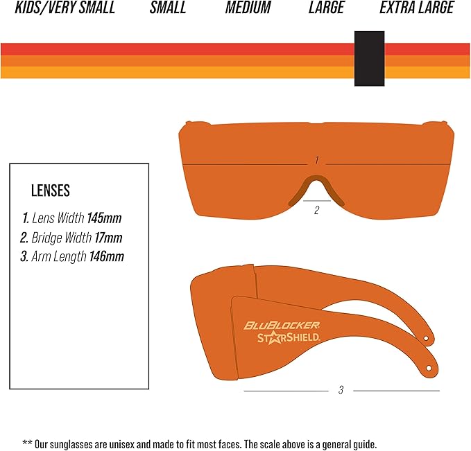 BluBlocker, StarShield Fit Over Sunglasses with Scratch Resistant Lens | Blocks 100% of Blue Light and UVA & UVB Rays | Retro | Gender Neutral for Men, Women, & Everyone | Blue Blocker | 2355K |