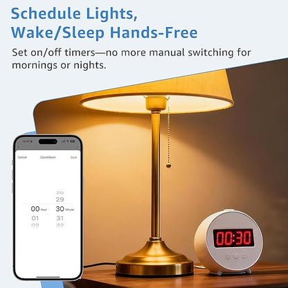 8 Pack Smart LED Dimmer Switch, Single Pole, Neutral Wire Required, Works with Alexa & Google Home, 2.4GHz WiFi Switch No Hub Needed, 150W Max LED/CFL 600W Max Incandescent, ETL/FCC Certified, White
