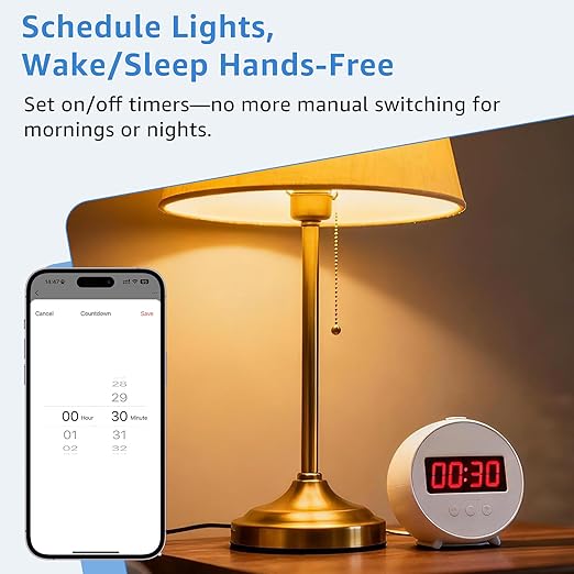 6 Pack Smart LED Dimmer Switch, Single Pole, Neutral Wire Required, Works with Alexa & Google Home, 2.4GHz WiFi Switch No Hub Needed, 150W Max LED/CFL 600W Max Incandescent, ETL/FCC Certified, White