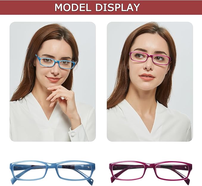Kerecsen Reading Glasses 5 Pairs Fashion Ladies Readers Spring Hinge with Pattern Print Eyeglasses for Women (Mix Color -9, 5.00)