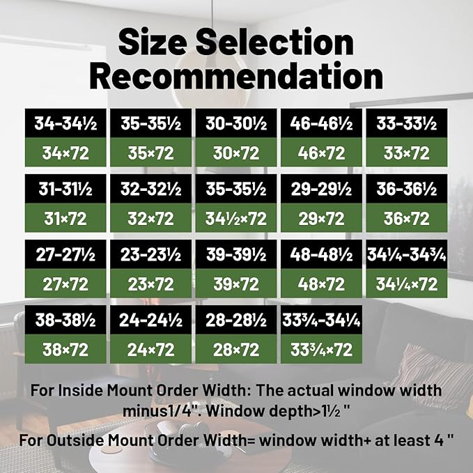 Motorized Blinds with Remote, Blackout No Drill Cordless Smart Roller Shades, Automatic Blinds for Windows, White,34.25" W x 72" H